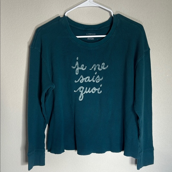 Anthropologie Tops - Anthropologie Long-Sleeve Waffle